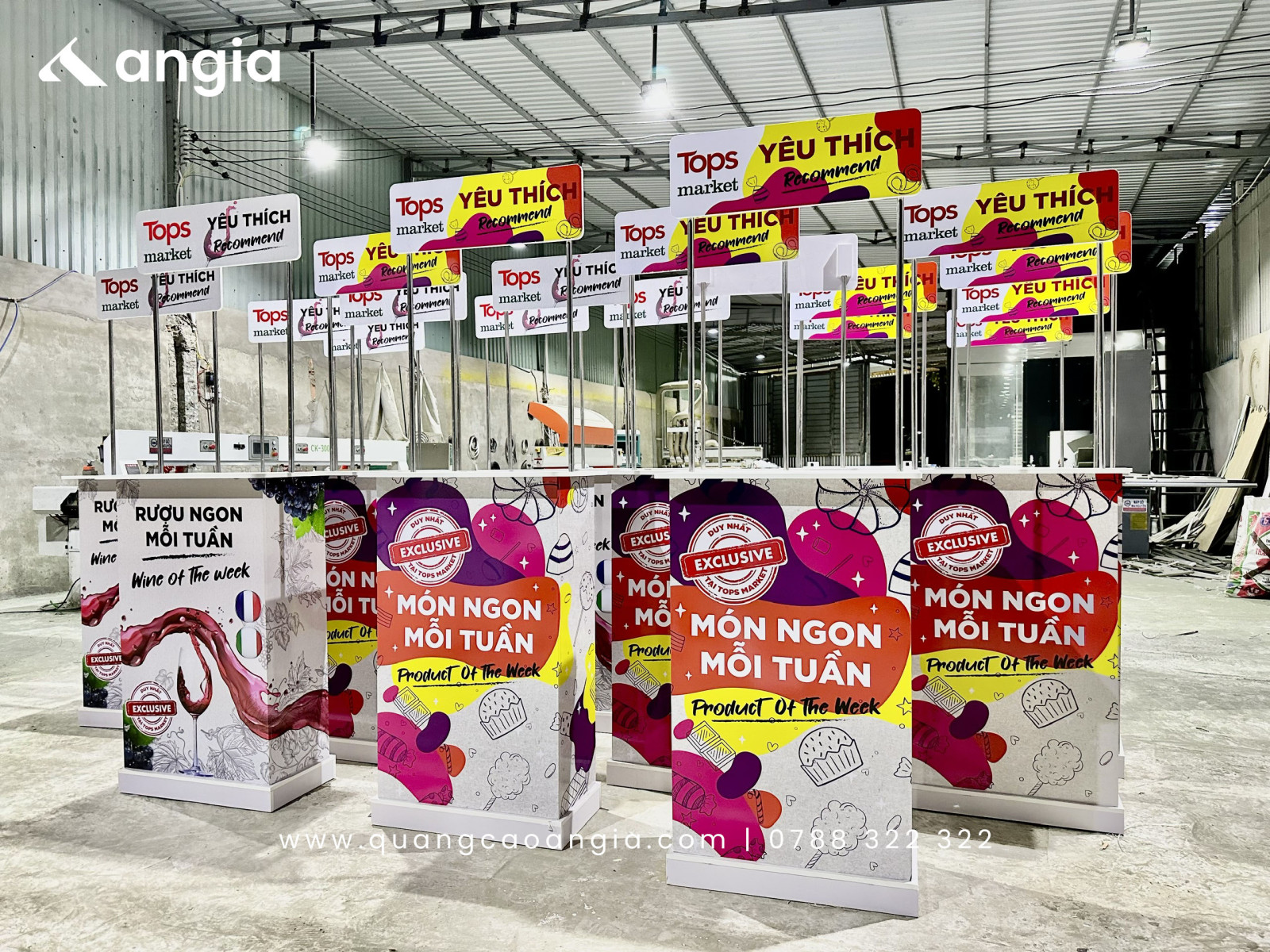 Sản Xuất Booth Sampling - Booth Quảng Cáo Quảng Cáo Tại Hồ Chí Minh