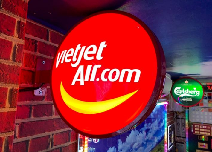 HỘP ĐÈN HÚT NỔI VIETJET AIR