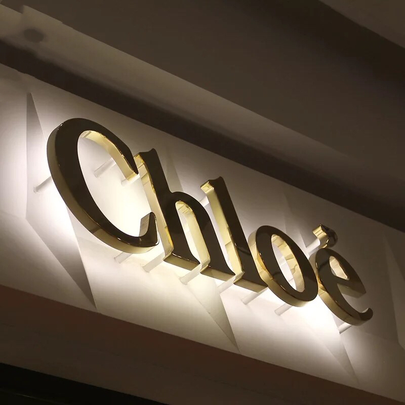 CHỮ NỔI INOX VÀNG - CHLOÉ