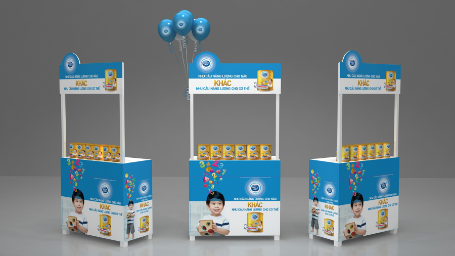 SẢN XUẤT BOOTH SAMPLING QUẢNG CÁO -  DUTCH LADY