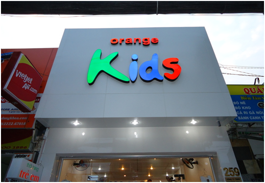 THI CÔNG BẢNG HIỆU ALU SHOP THỜI TRANG KIDS