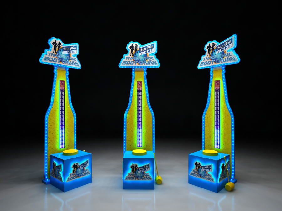 THI CÔNG BOOTH ACTIVATION - SAN MIG LIGHT