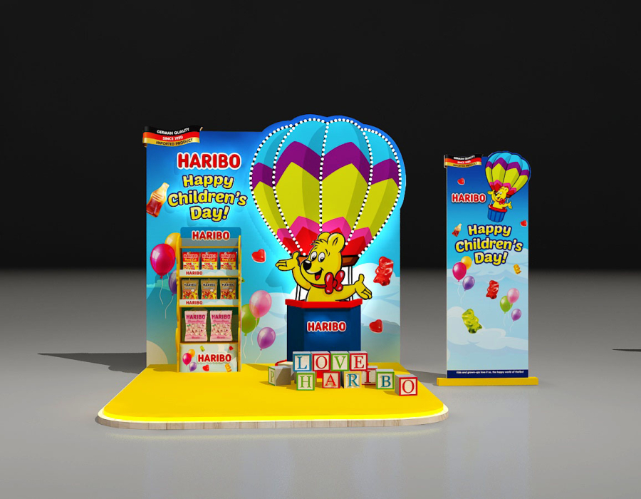 THI CÔNG BOOTH ACTIVATION - HARIBO