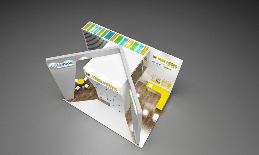 THI CÔNG BOOTH QUẢNG CÁO - VĨNH TƯỜNG