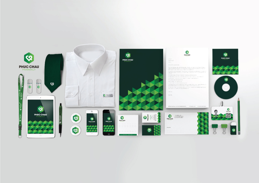 THIẾT KẾ NHẬN DIỆN THƯƠNG HIỆU - PHUC CHAU PHARMACY