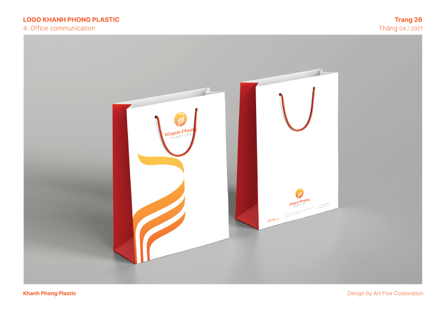 THIẾT KẾ NHẬN DIỆN THƯƠNG NHÀ MÁY - KHANH PHONG PLASTICS