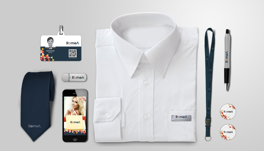 THIẾT KẾ NHẬN DIỆN THƯƠNG HIỆU TRUNG TÂM MUA SẮM - ROMEA