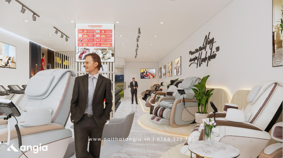 THIẾT KẾ CỬA HÀNG - KINGSPORT CẦN THƠ