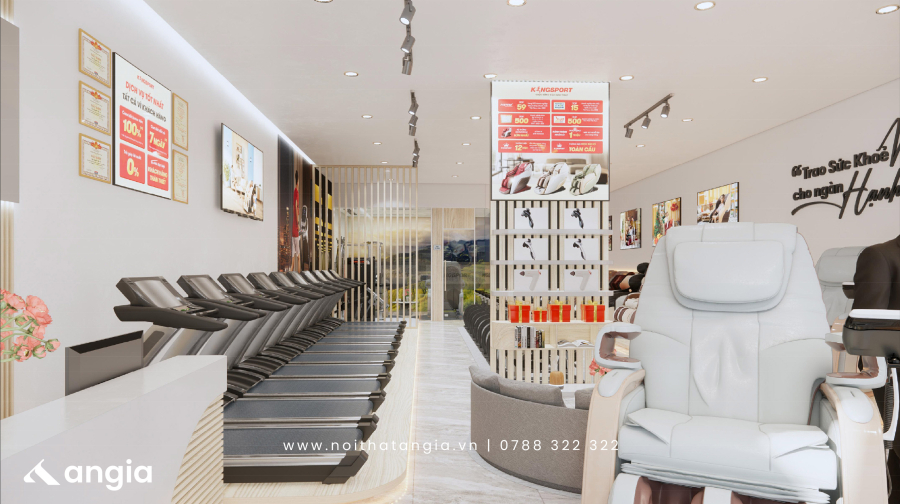 THIẾT KẾ CỬA HÀNG - KINGSPORT CẦN THƠ