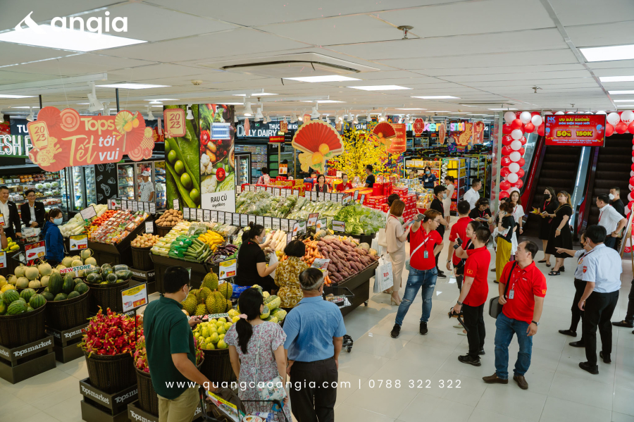 TỔ CHỨC LỄ KHAI TRƯƠNG SIÊU THỊ TOPS MARKET CẦN THƠ